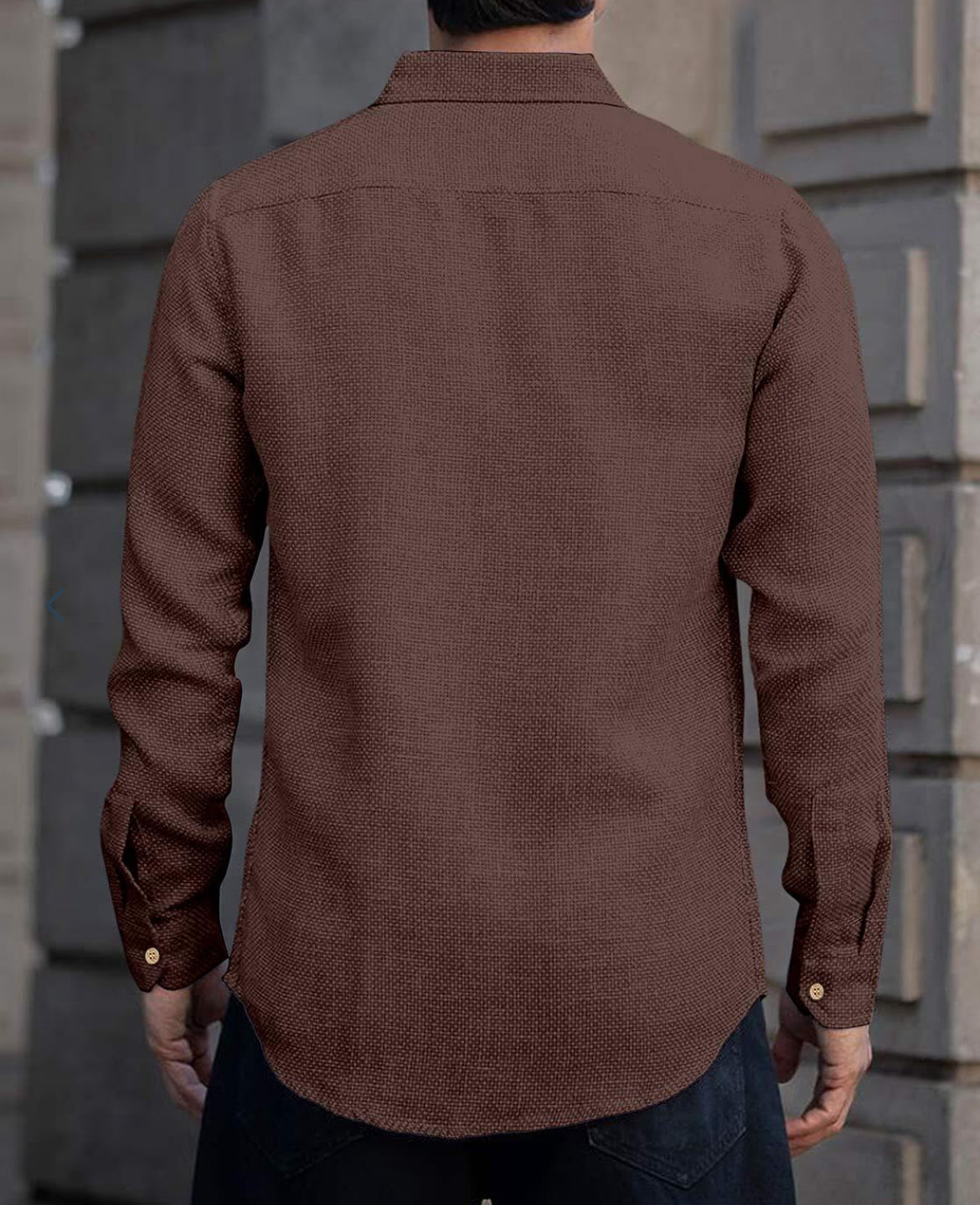 Men regular fit shirts with cutaway collar